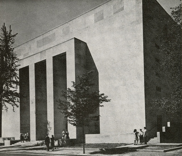 Fascist Architecture in Washington - Lisner Auditorium (1941-1943) by Faulkner & Kingsbury